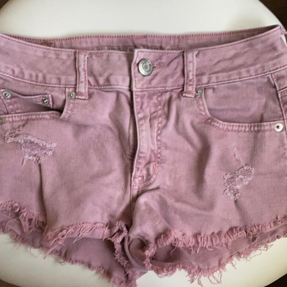 Pink American Eagle Shorts - Picture 1 of 2